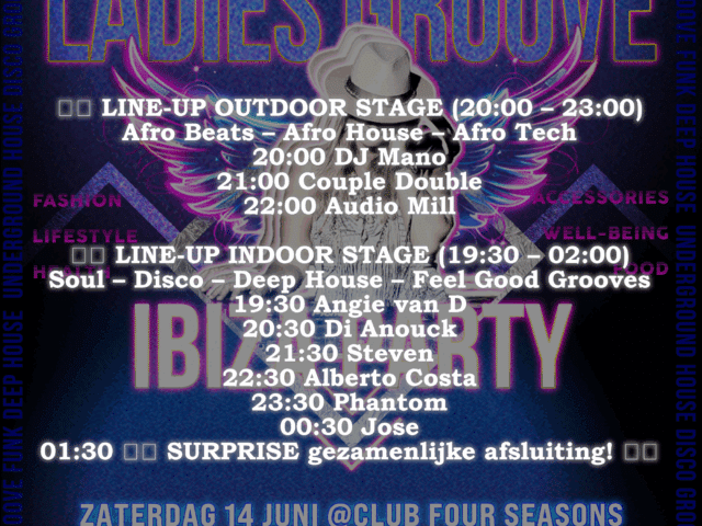 LADIES GROOVE PRESENTS: LINE-UP